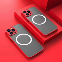 Matte Magnetische Telefoonhoes met MagSafe & Stootbescherming – 1+1 GRATIS