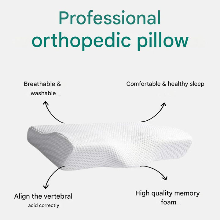 Orthopedisch Traagschuim Slaapkussen – Nesto