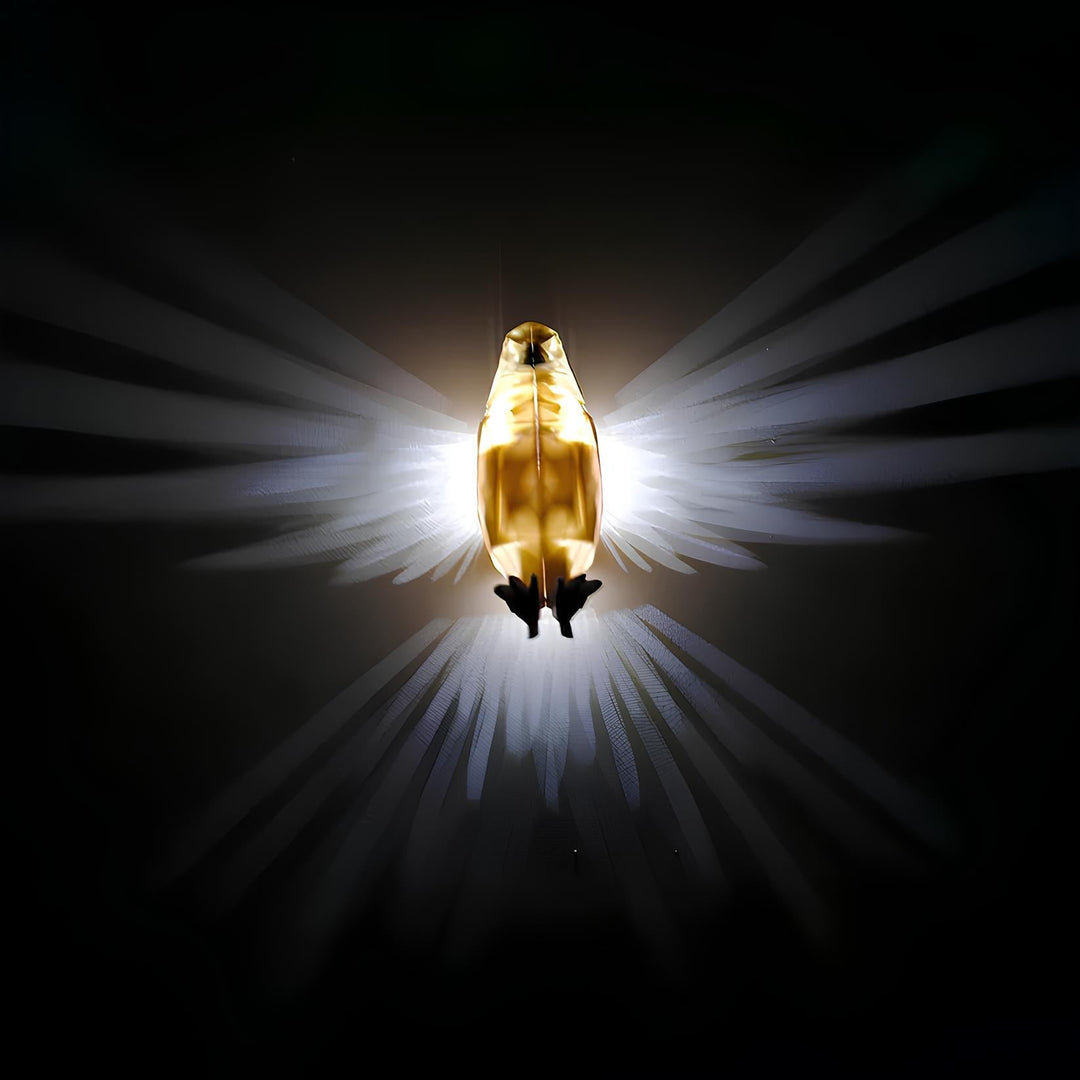 Beleuchtete Flügel-Wandleuchte - LumaWings
