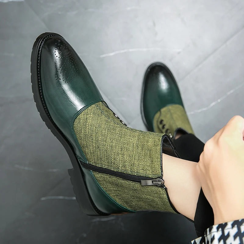 Luxuriöse Herren-Lederstiefel - Levi