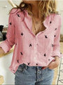 Vintage Damenbluse aus Leinenmischung – Clara