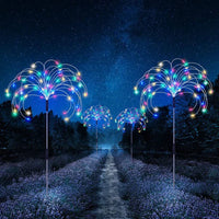 Waterdichte Solar Tuinlamp met Vuurwerkeffect – SparkGlow