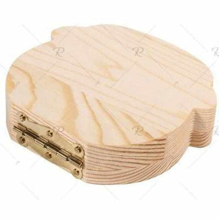 Holz-Zahndose für kostbare Erinnerungen - ZahnSchatz (1+1 GRATIS)
