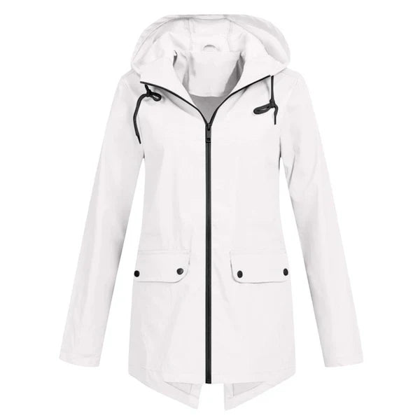 Trendy Dames Regenjas met Capuchon - Liora