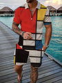 Zweiteiliges Herren Sommer Set mit Polo und Shorts – Damon