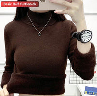 Eloise Samtgefütterter Rollkragenpullover | Stilvoll & warm
