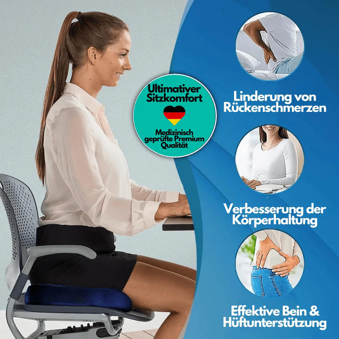 Orthopädisches 4D-Sitzkissen - PosturePlus