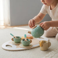 15-Delig Houten Speelgoed Theeservies - TeaTots