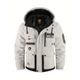Gepolsterte Herren Outdoorjacke mit abnehmbarer Kapuze – Henrik