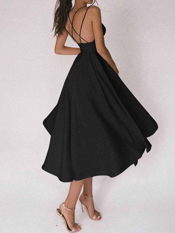 Trägerkleid mit V-Ausschnitt - Noa