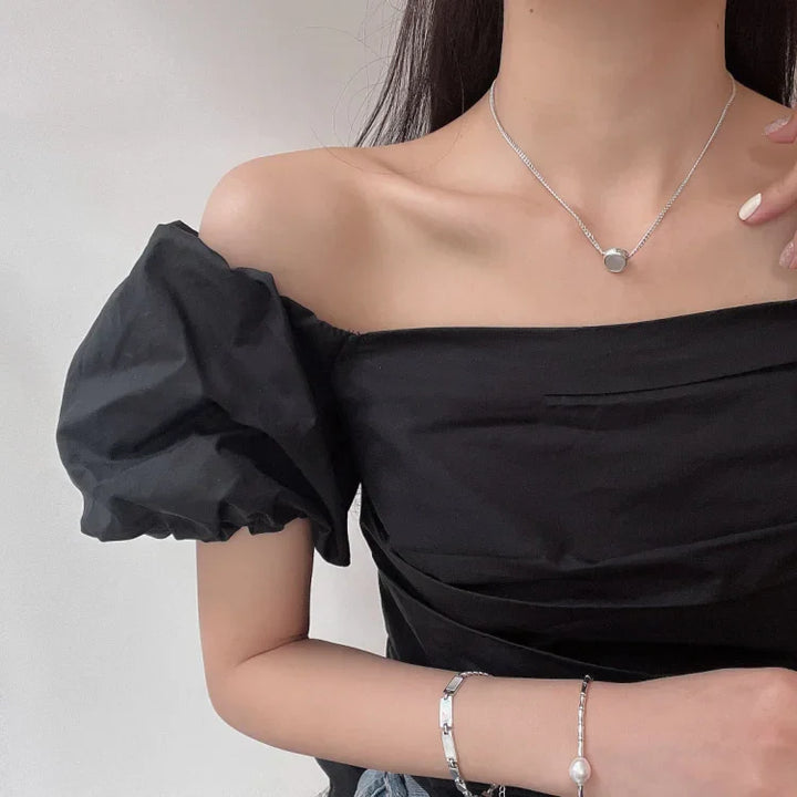Stylish Necklace with Smiley - Mira