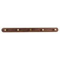 Wandkapstok van Hout met Messing Haken - LignaHook