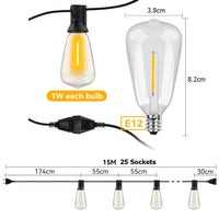 Wasserdichte LED Lichterkette - LumiGlow