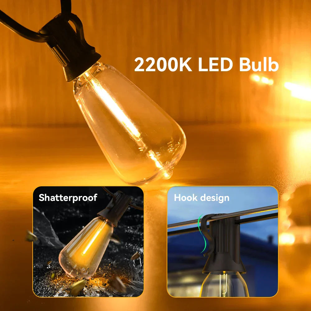 Wasserdichte LED Lichterkette - LumiGlow