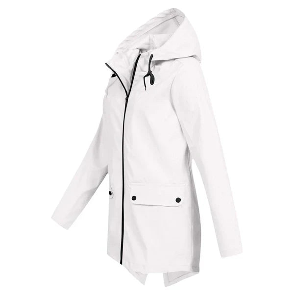 Trendy Dames Regenjas met Capuchon - Liora