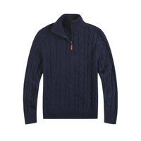 Bequemer Herren-Sweater mit halbem Reißverschluss - Vincent