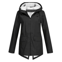 Waterproof Women's Jacket – Fleece Lined – With Hood 5
