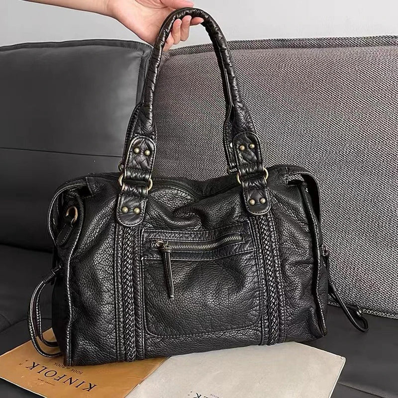 Vintage-Ledertasche - Marisol