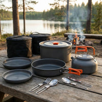16-Piece Nesting Camping Cookware Set -  Camprova
