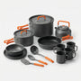 16-Piece Nesting Camping Cookware Set -  Camprova