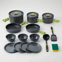 16-Piece Nesting Camping Cookware Set -  Camprova
