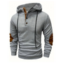 Outdoor Herren-Hoodie mit Komfort-Stretch & Knopfleiste – Mads