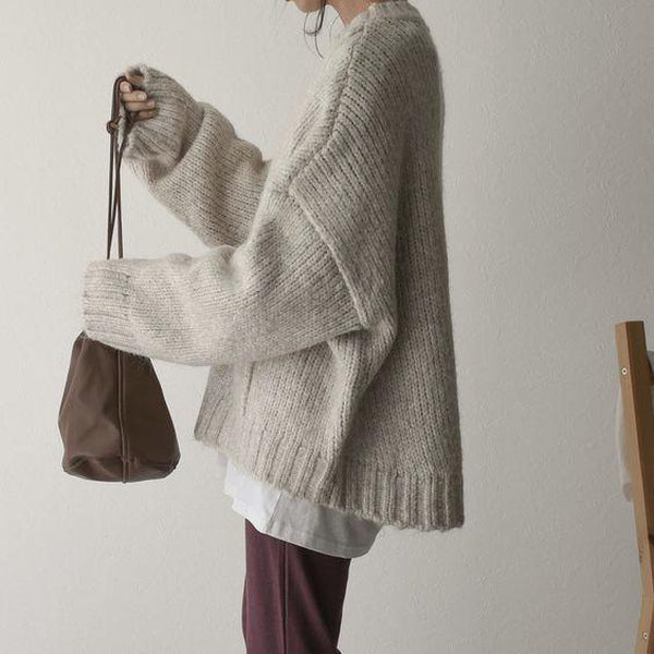 Oversized Strickpullover - AutumnComfort
