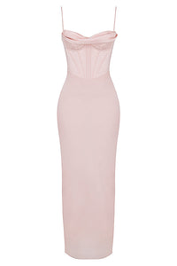 Trendiges Korsett Maxi-Kleid - Isabella