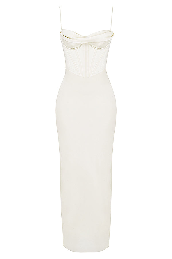 Trendiges Korsett Maxi-Kleid - Isabella