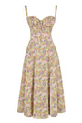 Bustier-Sommerkleid mit Taillenkorsett - Isabella