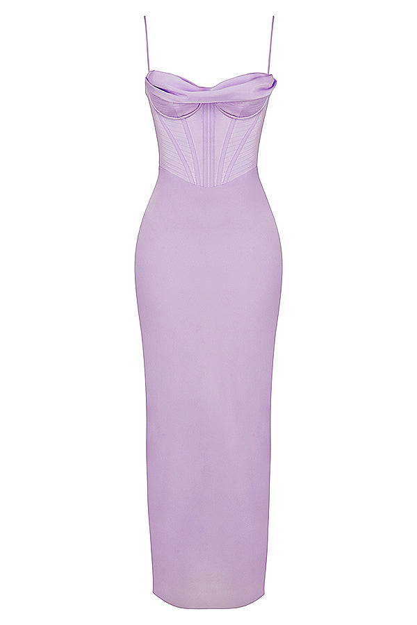 Trendiges Korsett Maxi-Kleid - Isabella