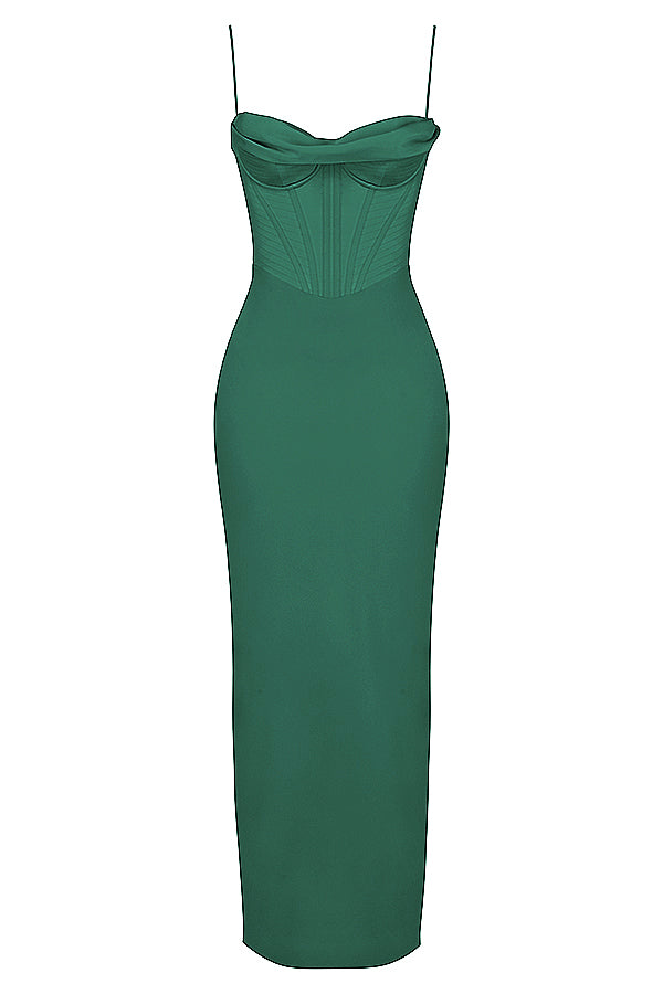 Trendiges Korsett Maxi-Kleid - Isabella