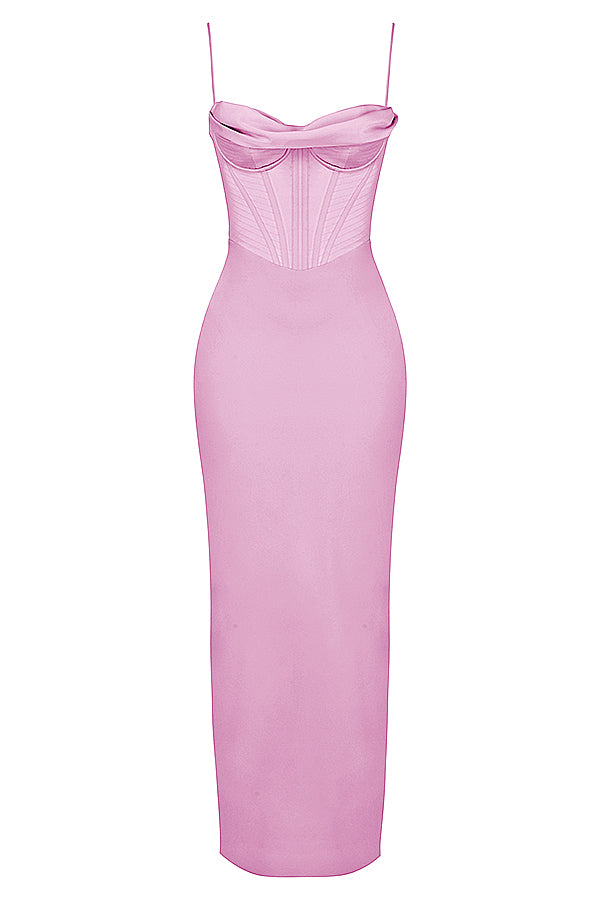 Trendiges Korsett Maxi-Kleid - Isabella