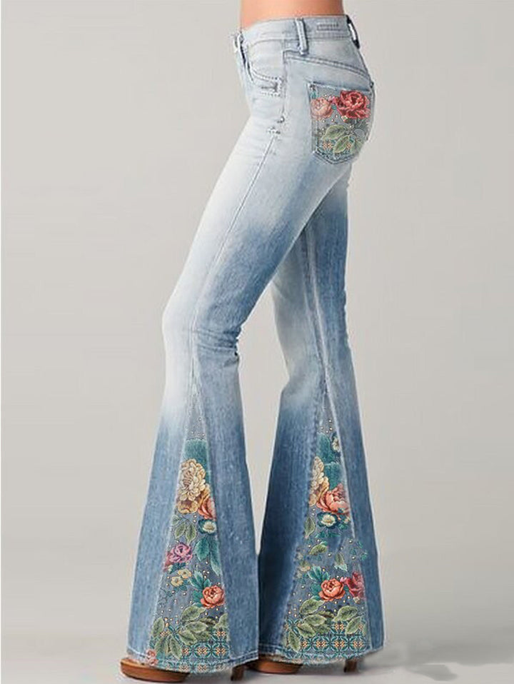 Modische Damen Schlagjeans - Luna