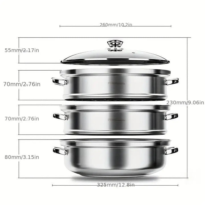 3-Layer Food Steamer - NutriSteam