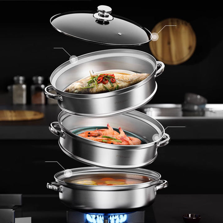 3-Layer Food Steamer - NutriSteam