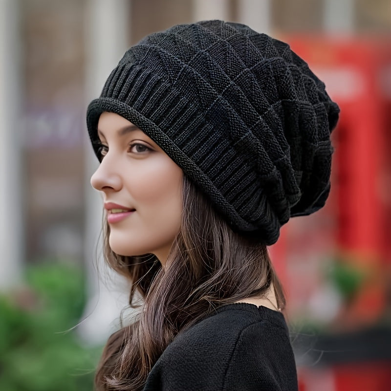 Gebreide Damesmuts licht & elastisch voor de lente en herfst – Alina