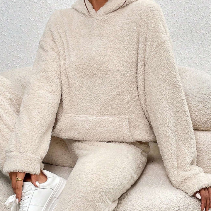 Ultra-Comfortable Teddy Onesie with Hood - Lana
