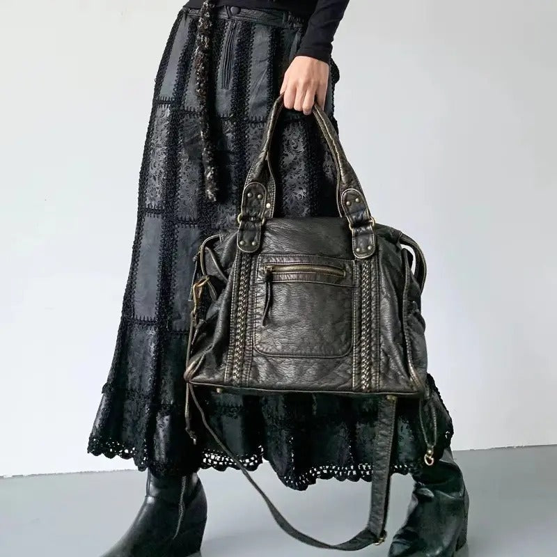 Vintage-Ledertasche - Marisol
