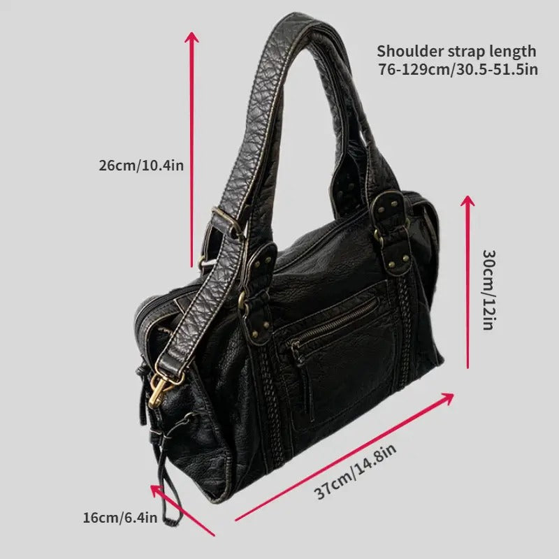Vintage-Ledertasche - Marisol