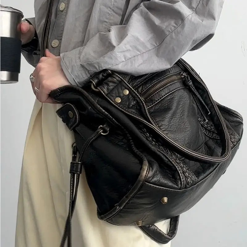 Vintage-Ledertasche - Marisol