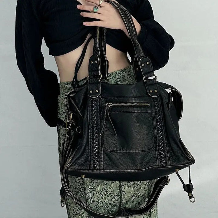 Vintage-Ledertasche - Marisol