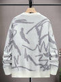 Herrenpullover mit grafischem Print - Arvid