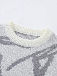Herrenpullover mit grafischem Print - Arvid