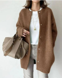 Bequemer Damenpullover aus Wolle und Mohair - Eloise