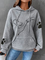Warmer Damen Hoodie mit Hundedesign – Selma