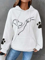 Warmer Damen Hoodie mit Hundedesign – Selma