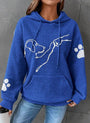 Warmer Damen Hoodie mit Hundedesign – Selma