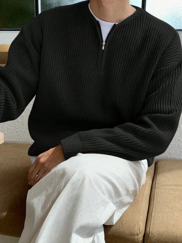Oversize Zip-Up Pullover für Herren - Havron