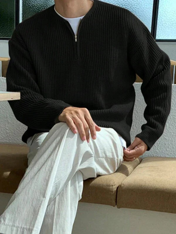Oversize Zip-Up Pullover für Herren - Havron